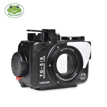 Seafrogs Activity products 100m/325ft TG6/TG5 Underwater Case aluminum alloy Diving Waterproof Housing for Olympus TG6/TG5Camera