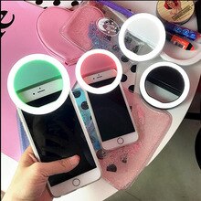 Selfie Ring Mirror Makeup Case For Xiaomi Redmi 4 Prime (Pro) 4A Note 3 Pro Note 4 LED Light Flash UP Android Mobile Phone Cover