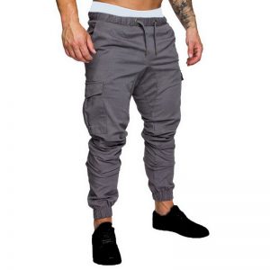 Sfit Casual Men Pants Hip Hop Joggers Pants 2020 Male Trouser Men Solid Multi-pocket Pants Homme Sweatpants Dropshipping