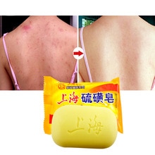 Shanghai sulfur soap oil-control acne treatment blackhead remover soap 95g Whitening cleanser Chinese traditional Skin care