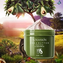 Shea Butter Body Scrub Cream Moisturizing Nourishing Whitening Removal Dead Skin Exfoliating Body Skin Care Beauty