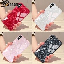 Shining Glossy Dream Tempered Glass Case For iPhone X Soft Silicone Hard Glass Cases Cover For iPhone 7 8 6 6s Plus XS MAX XR 10