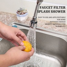 Shower head faucet water filter splash kitchen Sink Faucets Shower Head Rotate Tap Water Filter Water Saver