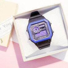Simple Trend Digital Kids Watches For Girls Boys Women Multi-function Sports Electronic Watch Waterproof Luminous Silicone Clock