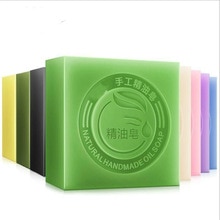 Skin Soap honey Green Tea Handmade Soap Whitening Moisturizing Face Cleansing Soap Remove Acne Cleansing Bath Bar Soap 80g