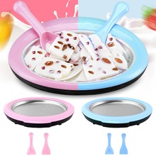 Small Mini Fried Yogurt Machine Household Ice Maker Children Homemade Fruit Ice Cream Ice Porridge Fried Ice Tray Dropshipping