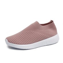 Sneakers Women 2020 Spring Summer New Fashion Casual Breathable Flats Woman Slip-on Large Size 35-43 Sports Mesh Shoes Female