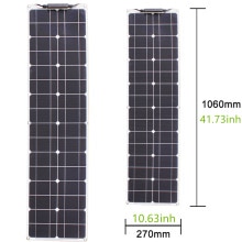 Solar brings revolution energy green environmental protection 50w 12 v half