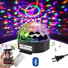 Stage Light Disco Light 18W DJ 9 Colors LED Bluetooth Speaker  Mp3 Player Prom Laser Party Light Laser Projection Disco Ball