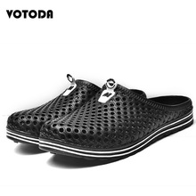 Summer Men Slipper Clog Outdoor Garden Shoes Man Pool Sandals Unisex Casual Slides Mules Beach Shoe Male Home Bathroom Flip Flop