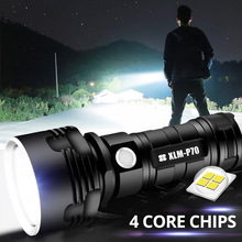 Super Light Flashlight Tactical Flashlight Usb Rechargeable 3 Modes Waterproof Portable Light Super Bright Lantern Camping