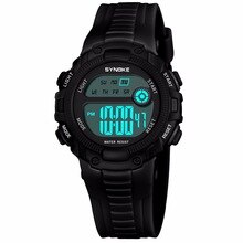 Swim Chidren Digital Watches Boys Girls Child Comfortable Soft Silicone Sports Electronic Wrist Watch Waterproof Kids LED Alarm