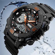 Swim Men's Watches Men Sports Quartz Digita Clock 50M Waterproof Male Watch Outdoor Device Alarm Shock Resistant Calendar Watch