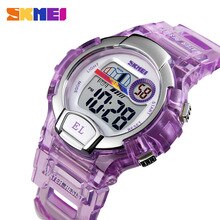 Swim SKMEI Sport Kids Watch Girls Student Waterproof Alarm Clock Stopwatch Timing Watch LED Luminous Digital Children's Watch