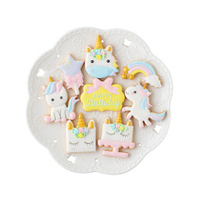 Unicorn Cookies Mold Cutter Baking Tools For Fondant Chocolate Biscuit Cake Embossing Cutters