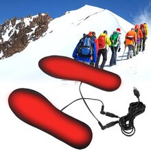 Usb Heated Insole Winter Outdoor Sports Warm Insole Comfortable Soft Heated Sole Universal Insole Can Be Cut