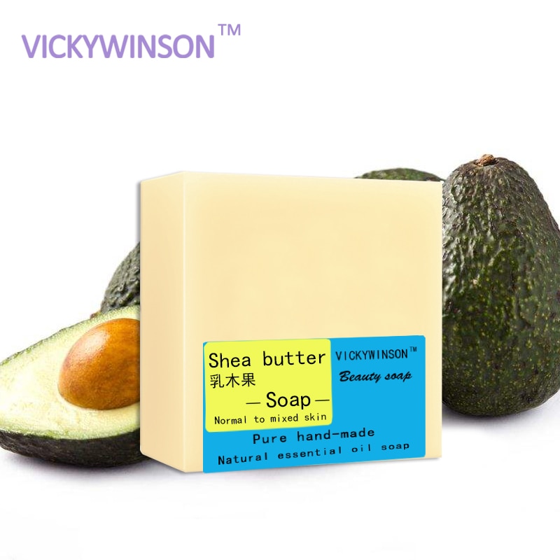 VICKYWINSON Hand Soap Cleansing Soap Black head acne Shea Butter 100g face care skin beauty makeup Handmade soap