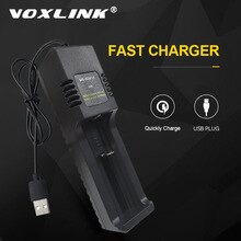 VOXLINK 18650 battery charger USB2.0Plug Smart charging  26650 18350 14500 26500 22650 21700 Li-ion Rechargeable Battery charger