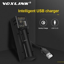 VOXLINK battery charger 18650 Smart charging USB micro Plug 26650 21700 22650 14500 26500 Li-ion Rechargeable Battery charger