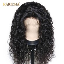 Water Wave Lace Front Human Hair Wigs For Black Women 13X4 Pre Plucked With Lace Front Baby Hair Brazilian Hair Short Bob Wig