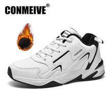 Winter Keep Warm Casual Men Shoes Outdoor Waterproof Fashion Lace-up Man Shoes Non-slip Wear Resistant Big Size Mens Sneakers
