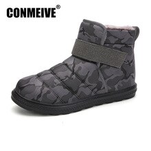 Winter Warm Plus Velvet Lovers Snow Boots Casual Outdoor Non-slip Large Size Boots Men Light Waterproof Mens Shoes