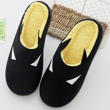 Winter Women Lovely House slippers Big size 42-45 Flat with Indoor shoes Cartoon Fur slippers women
