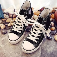 Women Casual Shoes Plus Size 43-44 Lace Up Shallow Beautiful Canvas Sneakers Woman Solid Rubber 2020 New Vulcanized Shoe