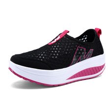 Women Casual shoes Breathable Female shoes For Sports Hollow Air mash 2019 Non slip Light Platform shoes Women sneakers