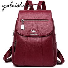Women Leather backpack backpacks for girls Women's shoulder bag Lady travel backpack Sac a Dos Women's backpack mochila feminina