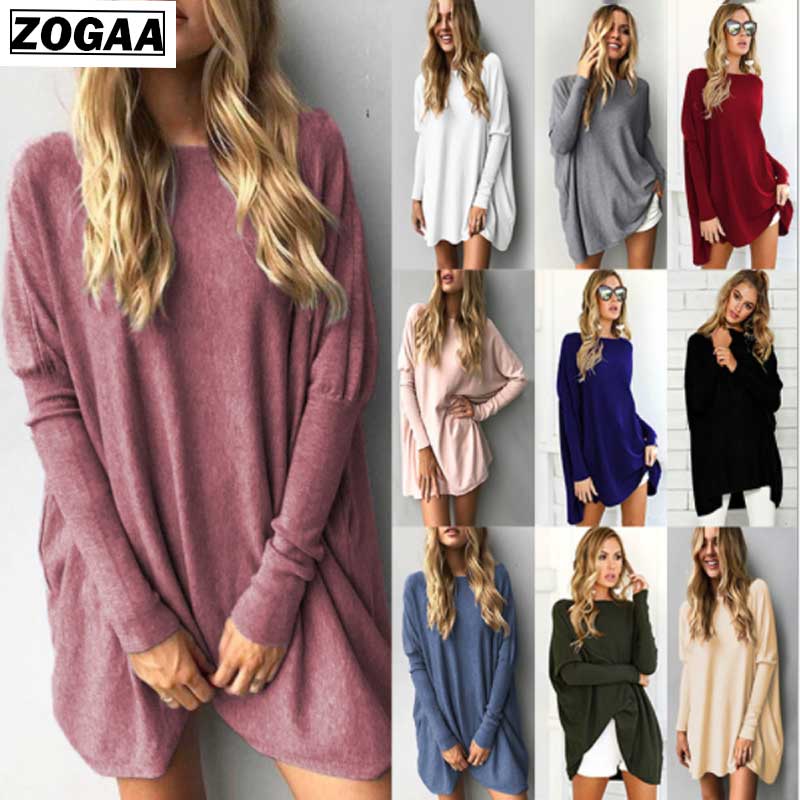 Women Medium Long Cotton Tops & Blouses 2019 Fashion Pure Color Shirt Long Sleeve O-neck Spring Autumn Blouse Blusas Clothing A5