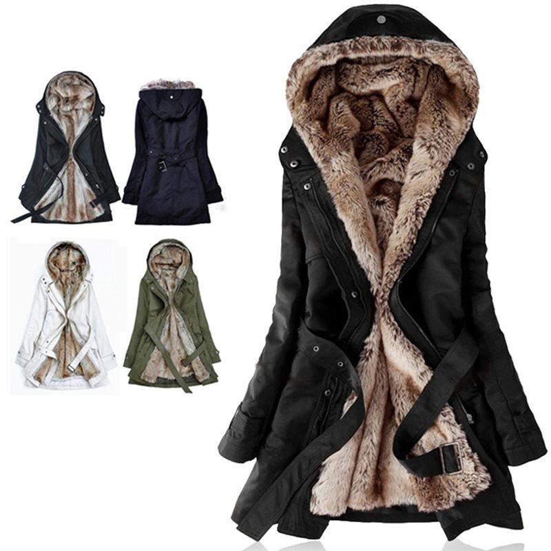 Women Winter Jacket 2019 Casual Ladies Basic Coat button fur jacket Warm Long Sleeve women parka Plush Overcoat Casual Outerwear