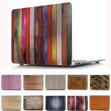 Wood Grain Cover For MacBook Air Pro Retina 11 12 13 15 Touch Bar Laptop Shell Case For Mac 11.6 1.3 15.4