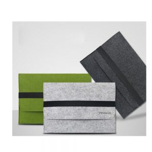 Solid PVC Top Quality Woolfelt protective Cover Case 11 13 for apple macbook Air Pro Retina +rainbow logo laptop sticker