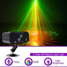 YSH RG Laser Projector Disco Light ball party 48 Patterns Star Shower DJ Party Lights  Stage Decoration for Home effect singers