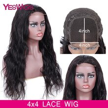 Yeswigs Lace Closure Wigs For Black Women 4x4 Closure Wig Remy Peruvian Wet And Wavy Human Hair Wigs Body Wave afsisterwig