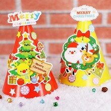 christmas decoration/hat kindergarten lots arts crafts diy toys Puzzle crafts kids educational for children's toys girl/boy gift
