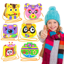 kindergarten lots arts crafts diy toys Cartoon Children's bag crafts kids educational for children's toys Fun girl/boy gift 1890