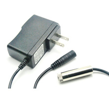 w 5V Power Adapter Dot Line Cross Focusable 405nm 20mW Laser Diode Module Focus DIY Head 12mmx30mm