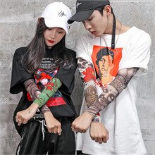 2 Pcs New Fashion Tattoo Sleeve Warmer Unisex UV Protection Outdoor Temporary Fake Arm Sleeves Tattoo Warmer Sleeve Mangas