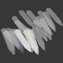 200Pcs Plastic Collar Stiffeners Stays Bones Set For Dress Shirt Men's Gifts Clear PET Hight Quality 2 Different Sizes