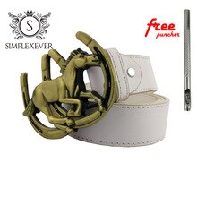 3D Running Horse Solid Brass Men Belt Buckle with Leather Belt Metal Cowboy Belt Buckles for 4cm Wide Belt