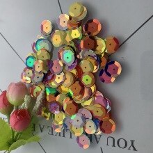 500pcs 13mm Glitter Round Loose PVC Sequins Paillettes Crafts For Sewing Decoration DIY Clothes Accessories