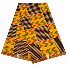 6 Yards Holland Printed Real Wax Farbric 100% Cotton Ankara African Fabric For Party Wedding Dress Making Materials Z604
