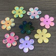 8g handcraft sequins 24mm flower shape sequins pvc sequins Dancewear  hall decorated gift  Kindergarten handicraft
