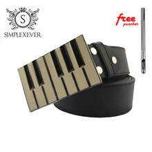 Accordion Metal Cool Belt Buckles for Man Unisex Western Fashion Music Pin Buckle with Leather Belt Dropshipping