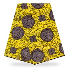 Africa Ankara Polyester Wax Prints Fabric Binta Real Wax High Quality 6 yards 2020 African Fabric for Party Dress