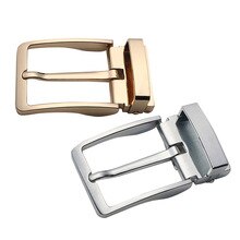 Alloy Reversible Belt Buckle Replacement - Pack of 2 - Single Prong Rectangular Pin Belt Buckle