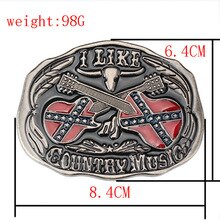 Belt DIY Accessories Guitar belt buckle country music buckle handmade waistband Components Knight heavy metal rock