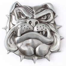 Belt DIY ComponentsBulldog belt buckle handmade homemade leash accessories